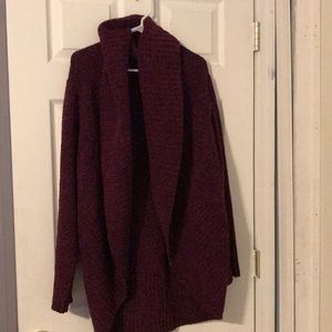 Heathered fuschia sweater